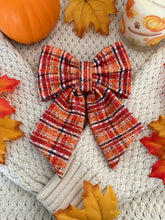 Load image into Gallery viewer, Cozy Autumn Sailor Bow

