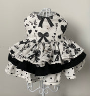 Black Hearts, Bows, and Floral Accents